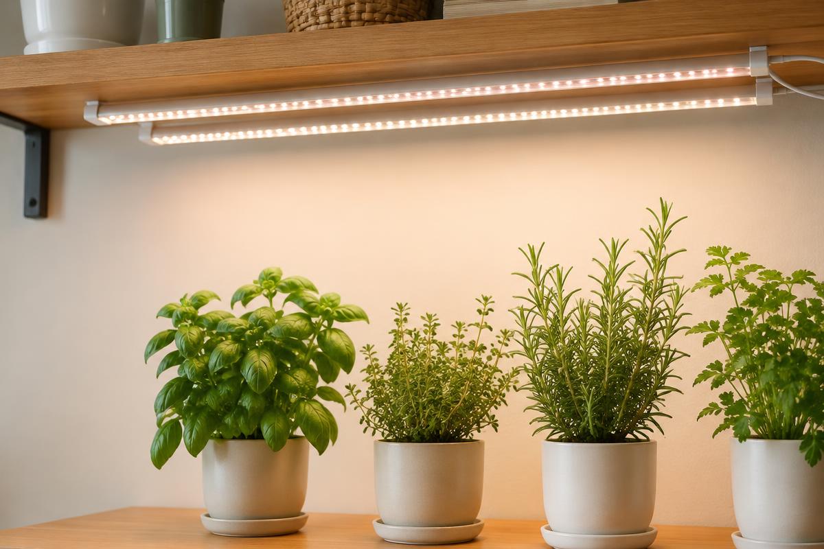 Full-spectrum LED grow light bar