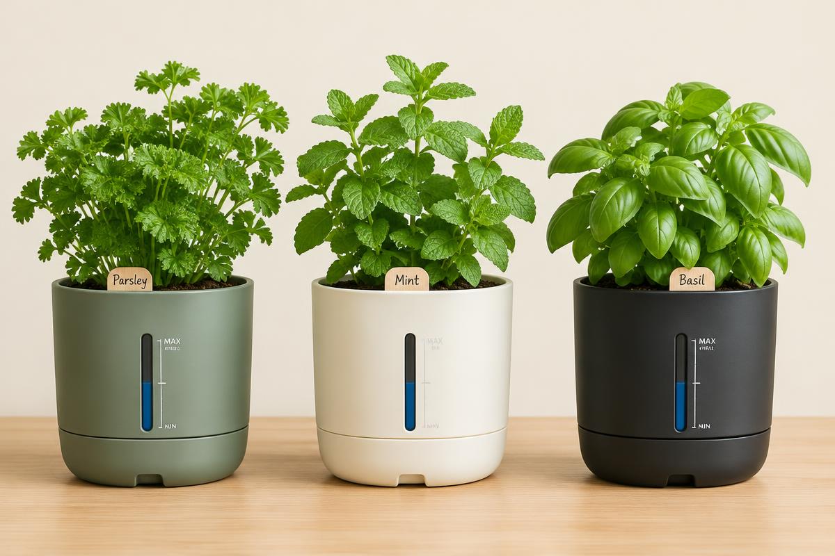 Self-watering planters