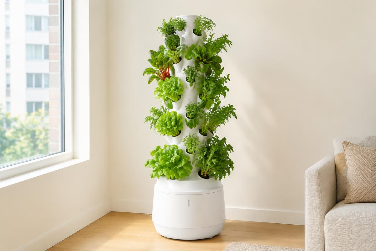 Vertical hydroponic tower
